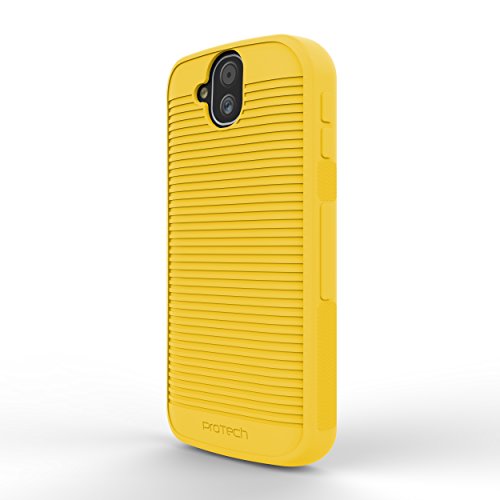 Wireless Protech Compatible With/Replacement For Durable Slim Flex Case For Kyocera Duraforce Pro, Phone Models E6810, E6820 And E6830 (Yellow) #TOP2
