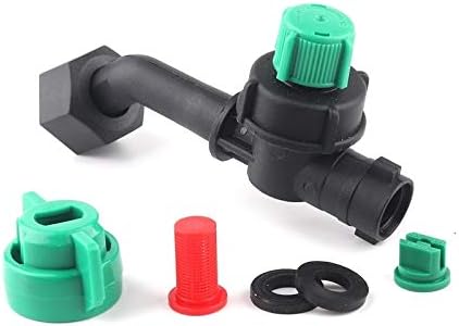 Sprinkler Controller, 1 Piece 45 Degree Agricultural Pesticide Sprayer Machine Nozzle Sprinkler Anti Leakage Fan Shaped Side Irrigation Atomizer Nozzle Automatic Water Irrigation Control System