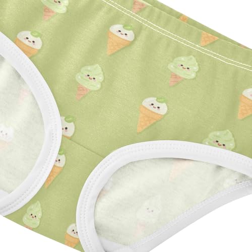 Girls' Underwear Dessert Ice Cream Green Toddle Brief Panties 23030244