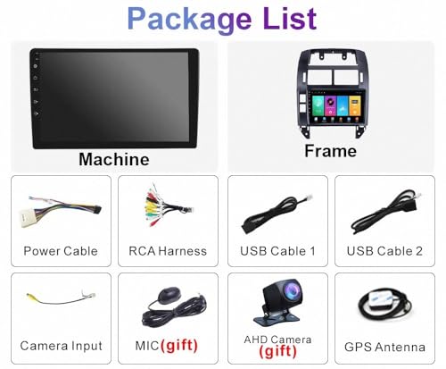 Radio Coche 2 DIN con Carplay para VW Polo Mk4 2001-2009 y Cámara Trasera 6