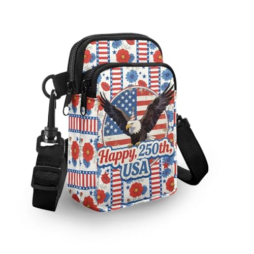 Image of Hawaiian Tribal Small Crossbody Bags for Women Cell Phone Bag Purse, Sea Turtle Zipper Sling Purses Shoulder Bag