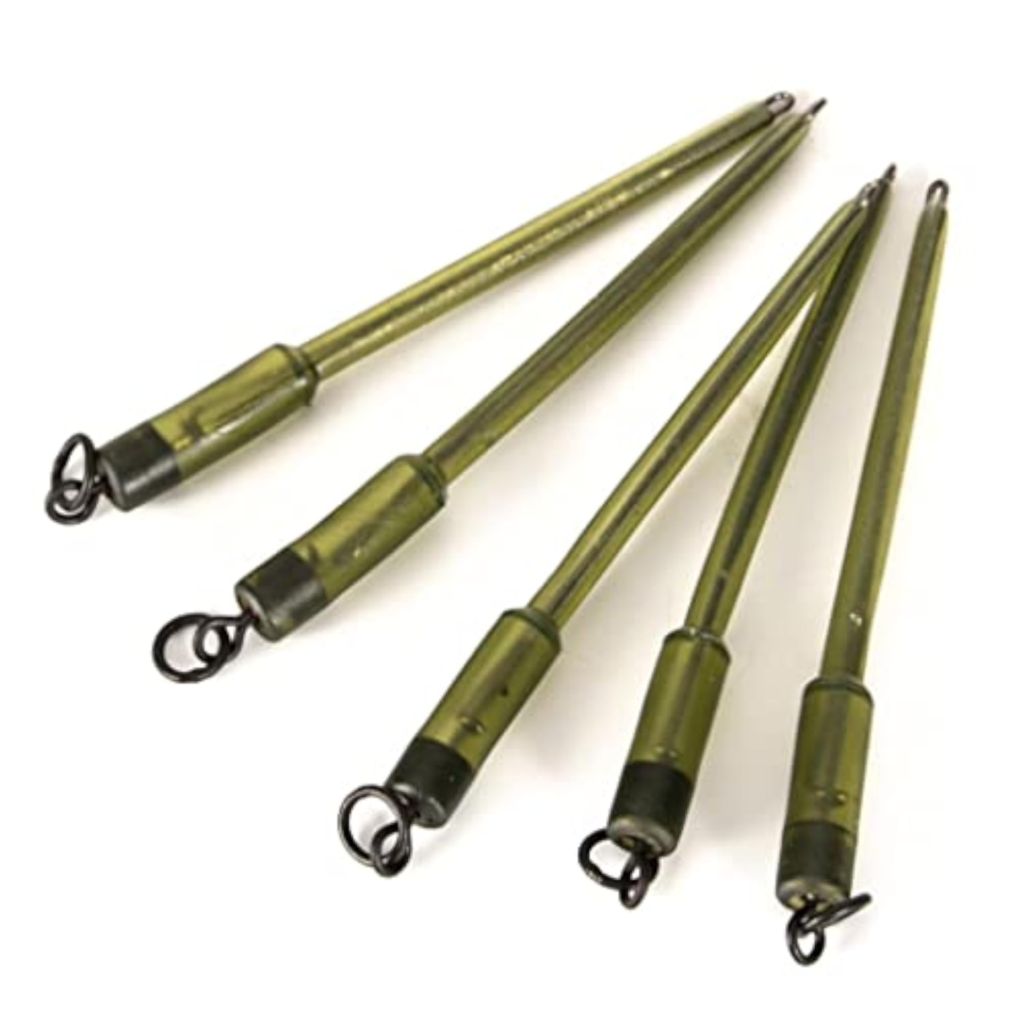 5pcs Carp Fishing Connector Swivels, PVA Tube Bag Stems