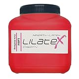 Lilatex 1 Liter extra-dickflüssiges Flüssiglatex/Farblatex/Latexmilch in Kirschrot- extra-Dickes Naturlatex