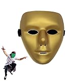 [WinJapan] お面 ハンドメイド コスプレ ハロウィン イベント パティー (無地ゴールド)