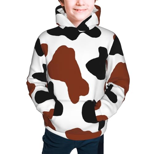 Brown Mushrooms Kid Hoodies Boys Sweatshirts Girls Pullover with Pocket3