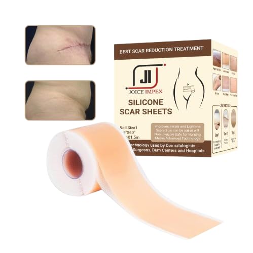 JOICE IMPEX Scar Tape Silicon Sheet for Scar Removal Waterproof Medical Grade Soft Silicone Scar Tape Roll for Surgery Injury Tape (B0CJ72JQLF) Amazon Price History, Amazon Price Tracker