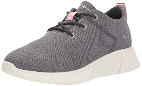 Hush Puppies Sapato Oxford feminino Makenna com cadarço, Cinza multi mesclado, 9