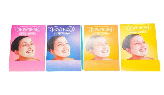 advancedestore |10 Pcs in Each Bundles-with 4 Scents x 3 Packets|(PACK OF 12) Paper Soap Strips/Travel Hand Wash Strips For Hand Wash Uses.