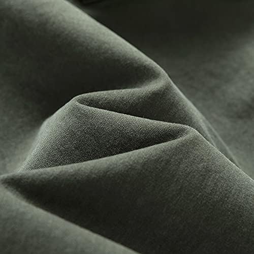 Mens Cargo Joggers–Slim Fit Flex Work Pants with Belt Loops Elastic Waist Zipper Pockets Drawstring Waist - Image 4