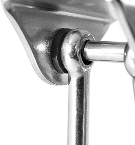 Swing Hangers, RVS 550 LB Capaciteit Swing Suspension Haken met 4 Schroef voor betonnen en houten plafonds - Afbeelding 6