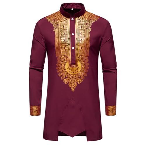 Chemise et pantalon musulmans ensemble confortable anti-transpiration Dashiki
