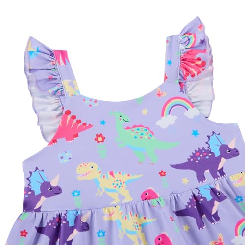 Image of Vieille Toddler Girls Summer Dress Ruffle Casual Beach Sundress 2-8 Years