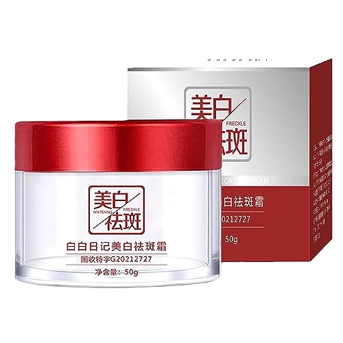 Corrector de manchas faciales | Crema iluminadora para rostro con pecas,50 g de brillo, reductor de imperfecciones, eliminador de manchas solares, humectante, aclarante, hidratante, mejora la Ibaste