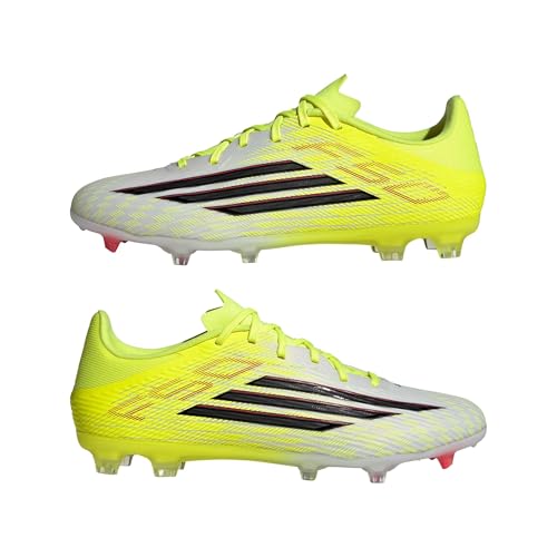 Adidas Unisex - Adulto F50 League Firm Ground/Multi Ground Football Boots, Team Solar Yellow 2/Core Black/Lucid Red, 42 Eu - 8