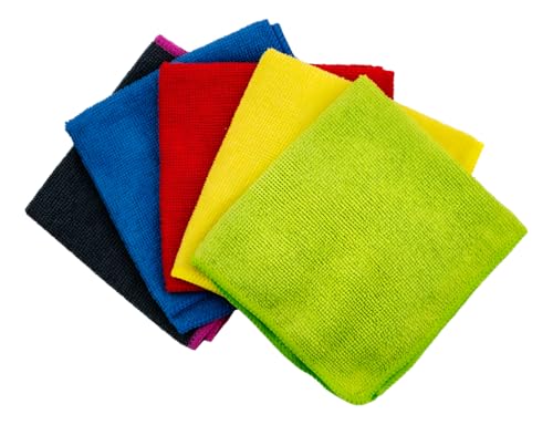 Kit 5 unidades de Panos de Microfibra Pano Automotiva limpeza Flanela Anti-risco automóvel moveis ca