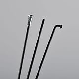 KTKEET Bike Spokes 12G Electric Bicycle Spokes 20/40PCS 2.5 mm Diameter Black Carbon Steel 70-262MM Bike Wheel Spokes with Nipple for E-Bike Motorcycle Tricycle (240mm 20pcs) - Image 4