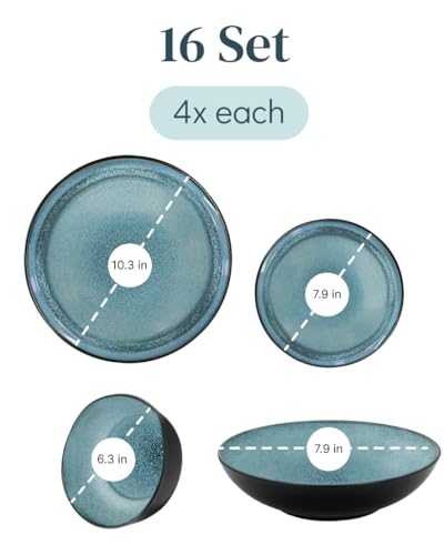 Pure Living Interior Design 16 Piece Dinnerware Sets For 4 thumb #2