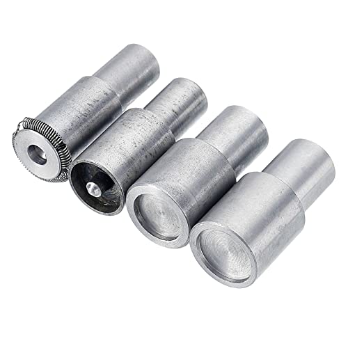 sourcing map Presión Botones Troqueles Juego, Eléctrica Presión Prensado Máquina Colocador Reemplazo Kit para 633# Tapa Sin Costura Botones 12,5mm Diámetro