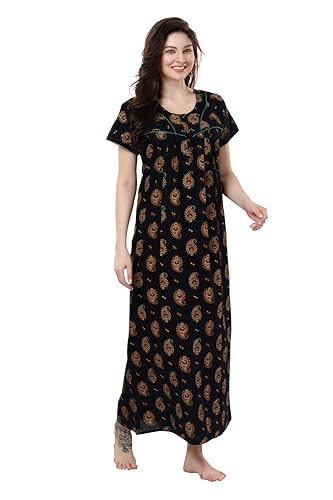 Image of AV2 Women's Polyester Maxi Maternity Feeding Nighty