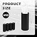 Figpade 4PCS Pull Out Cars Tissue Holder,Refillable Car Tissues Cylinder with 30-Count Per Box,Multifunctional Car Tissue Box for Cars as Automotive Garbage Cans/Pen Holders (Black)