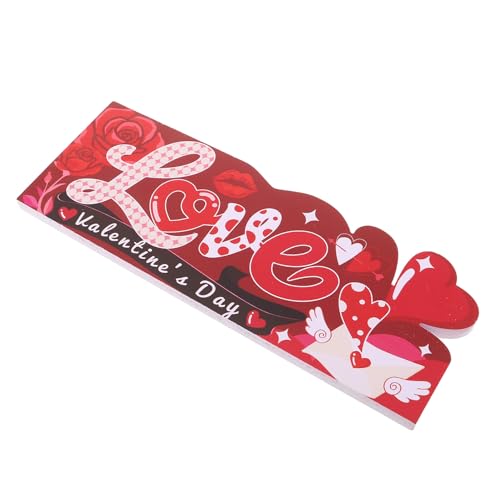Decoración de mesa reversible para San Valentín y San Patricio, adorno rústico portátil 2