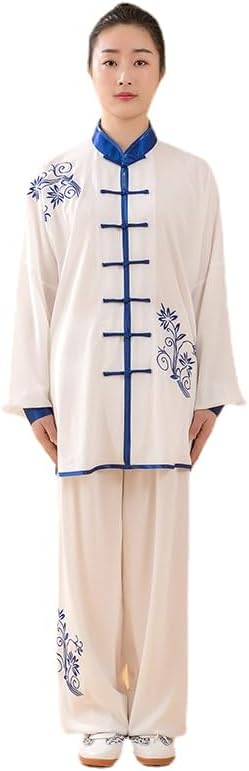 HEARTTOUCH Tai Chi Uniform Adult Kung Fu Wing Chun Clothing Positive Costume Chinese Style Zen Meditation Suit Martial Arts
