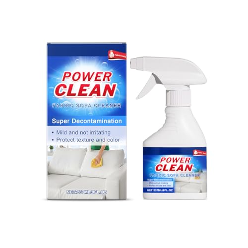 KunMan Fabric Cleaner - Remove, Protect, and Deep Clean, Quickly Lifts Stains & Dirt, Deeply Penetrates Water Safe Fabric & Fibers of Upholstery, Clothing, Rugs & Carpeting, for Fine Fabrics, 8 Fl.oz