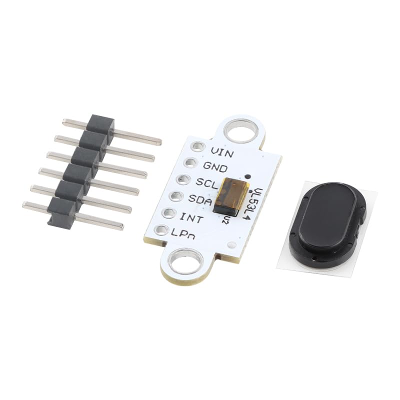 VL53L4CD ToF Range Sensor Module DC 3.3V-5V High-Precision Time-of-Flight Distance Measurement Sensor Board Laser Rangefinder Module with Cover Plate