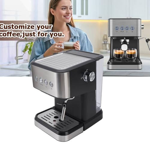 Zjchaoespressomachinesemiautomaticcoffeemakerexpressocoffeemachineswith20barpressureextraction15lwatertankrapidhightemperaturesteammilkfrothincoffeemachine Urban Country Home Decor Zjchao espresso machine semi automatic coffee maker expresso coffee machines with 20bar pressure extraction 15l water tank rapid high temperature steam milk frothin coffee machine urban country home decor