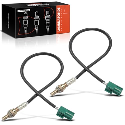 Frankberg 2x Lambdasonde 4-Polos Sonda de regulación delante del catalizador Compatible con Almera II N16 Tino V10 Micra III K12 Primera Hatchback Patrol GR V Wagon Replace# 22690AU000