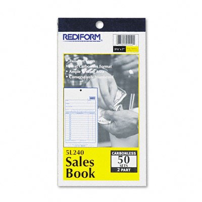 Livre de vente 50 ensembles en lot de 2 souches pour facturation