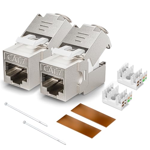 Prise RJ45 Keystone femelle pour un raccordement Ethernet sans perte