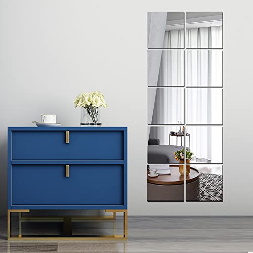 Beser Lee Lot de 10 miroirs muraux Pleine Longueur en plexiglas Acrylique sans Cadre sur la Porte -...