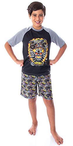 Pyjama Monster Jam Max-D ensemble t-shirt et short pour garçon taille 10/12 ans