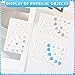 Glitter Rhinestone Tattoo Stickers for Makeup, Shell Fish Tail Flowers Face Eye Gems, Self Adhesive Face Jewelry with Ocean Color, Cute Mermaid Face Stickers, Birthday Rave Concert Party Supplies