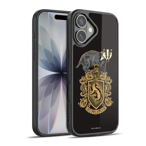 Coque Harry Potter iPhone 17 antichoc Hufflepuff Deathly Hallows