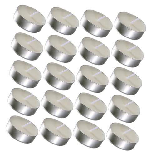 Garneck 50 Pack Tealight Candles Mini Candles Party Favors for Wedding Decor Smokeless Tea Lights Bulk