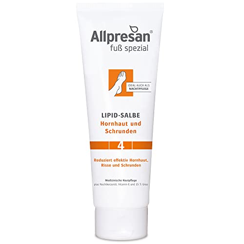 Allpresan Fuß spezial Nr. 4 Lipid-Salbe gegen Hornhaut und Schrunden - Fußsalbe zur täglichen Pflege verhornter Füße - 125 ml Cover