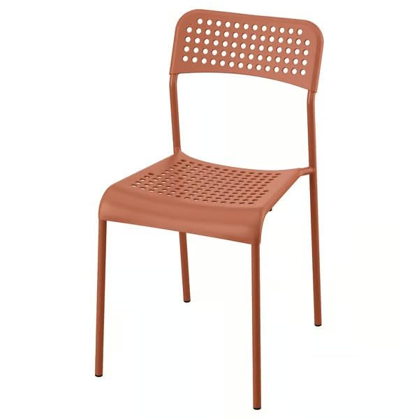 Flaming® Premium Adde Dining Chair, Red-Brown Steel Frame & Polypropylene Plastic Seat, Modern Stackable Dining Chairs for Dining Room, Kitchen, Cafe, Restaurant, Office, Indoor Use(Red-Brown)-image-13