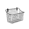 Vintage Living Cabinet Wall Mount Basket Large