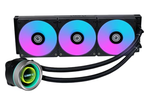 Image of Lian Li GA II Trinity 360 - AIO CPU Liquid Cooler 360mm - Pre-Installed ARGB Daisy-chainable Radiator Fans or UNI Fan SL-INF Fans - for Intel LGA 1700, 1200, 115X, AMD AM5 /AM4 Sockets (GA2T36B.US)