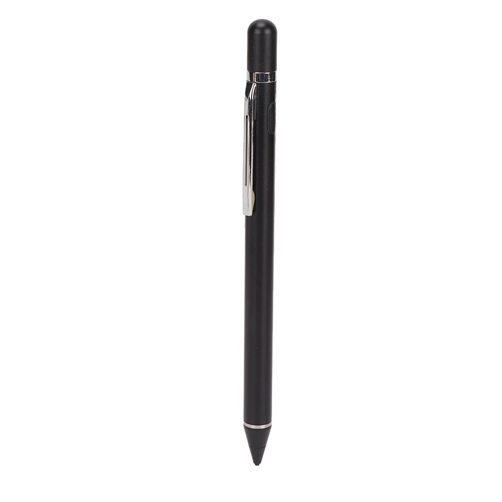 Lápiz óptico, Lápiz Digital Activo de Punta Fina, Fácil de Usar, Portátil para Dibujar (Black)