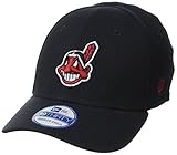 MLB Cleveland Indians Junior Team Classic Alternative 2 39Thirty Stretch Fit Cap, Blue, Child/Youth