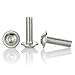 M6 x 20mm Flanged Button Head Socket Cap Screws, Stainless Steel 18-8, Bright Finish, Full Thread, Pack of 25