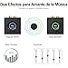 1Mii Receptor Audio Bluetooth 5.0 Inalámbrico, Adaptador Audio Bluetooth de Baja Latencia...