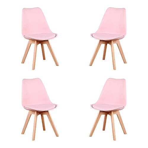Queste sedie per sala da pranzo sono confortevoli con il design ergonomico.
