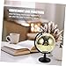 JOINPAYA Golden Reflective Disco Ball Globe Creative Office Desk Decor with Flare Effect for Events Parties Geographical Learning Tool Unique Sparkling Light Show