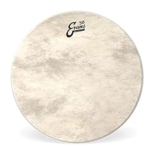 16" drum head for use with bass drum style hoops Calftone is a synthetic alternative that embodies the look and sound of traditional calfskin Made using a blend of unique materials to produce warm, full, and rich tones A fixed internal overtone contr...