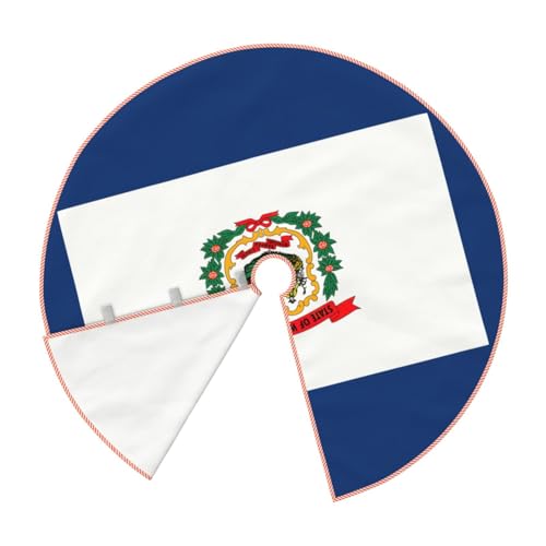 Jupe de sapin de Noël Virginie-Occidentale décoration rustique épaisse