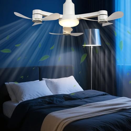Ventilateur de plafond avec éclairage pour rafraîchir une pièce sans bruit